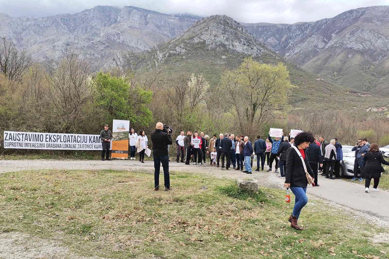 Mještani naselja Kuti i dalje u borbi protiv kamenoloma